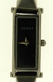 ebuy.dk pr�senterer: Gucci damearmb�ndsur i st�l, quartz v�rk, diam. ca. 60 mm