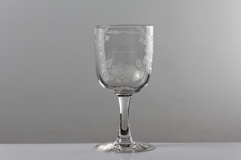 Kastrup Glasværk
Memorial Glass
"Tillykke"