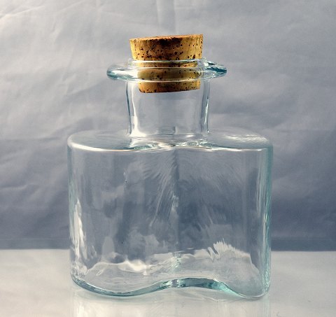 Holmegaard, stor Hivert i klar glas