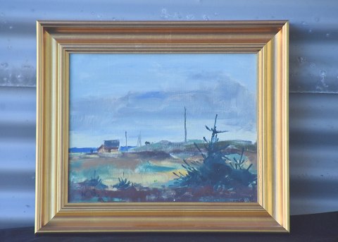 Maleri af landskab Knud Bøstrup