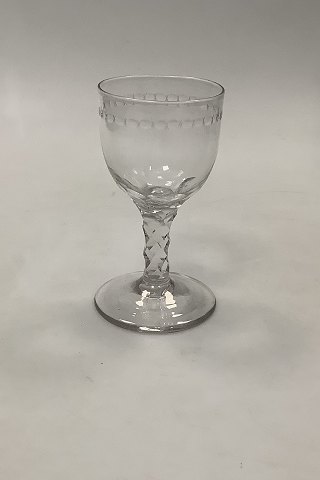 Empire Drinking glass with Grinding