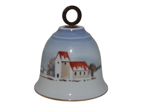 Bing & Grondahl 
Small Christmas Bell with snowy Danish church
