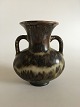 Royal Copenhagen Stoneware Vase with Two Handles No 3220 by Bode Willumsen