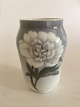Royal Copenhagen vase No 92/108 Motif with White Paeonia