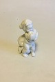 Bing & Grøndahl Blanc de Chine Figur af to børn 4033