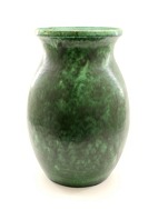 Grn dekoreret karamik gulv vase