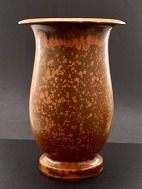 H A Khler gulv vase lertj med uran glasur