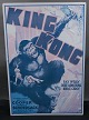 Emaljeskilt med King Kong 43,5 x 29,5cm