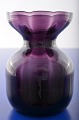 Violet Hyacintglas fra Holmegaard