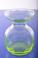 Urangrøn Hyacintglas fra Holmegaard