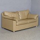 2-personers lædersofa, (HxBxD 80x165x90 cm), af nyere dato