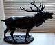 Lauritz Jensen Bronze figur af Kronhjort fra 1918. Måler 33cm høj og 39cm lang.