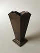 GAB (Guldsmedsaktiebolaget) Bronze Vase. Måler 17,5cm