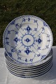 Kgl. Musselmalet halvblonde Kongelig porcelæn. Royal Copenhagen Musselmalet halvblonde. Flad ...