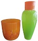 Skål: h:17cmVase: h:25cmSkål: Benny MosfeldtVase: Hinz & Kjær
