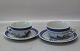 Royal Copenhagen Aluminia Tranquebar 11-1398 Stor morgenkop 6,3 x 11,5 cm underkop 18 cm I fin ...