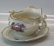 Rosenborg fra KPM Københavns Porcelainsmaleri, LyngbySauceskål 24 cm Spisestel med blomster og ...