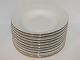 Royal Copenhagen Tradition, Hvid Halvblonde med guldkant, lille dyb ...