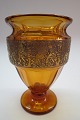 Vase fra Bøhmen fremstillet i sidste halvdel af 1800 tallet. Højde 13,6 cm og diameter 9 cm. ...