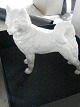RC figur - hund - (Grønlandshund ?) -  i hvid porcelæn - nr. 038 - 1. sortering