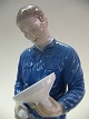 Bing & Grøndahl figur nr. 2428 elektriker. Højde ca. 28 cm. Vare nr. 157308.