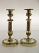 Et par franske flot ciselerede stager fra 1. halvdel af 1800-tallet højde 21,5 cm.