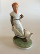 Royal Copenhagen Figur Gåsepige #528 Overglasur. I perfekt stand. Designed by Christian Thomsen.