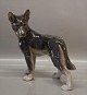 Bing & Grøndahl B&G 2018 Tysk Schæferhundehvalp 21 cm 2. sortering I fin og hel stand. 