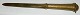 Brevkniv med figur af skildpadde i bronze. I perfekt stand. Fremstillet mellem 1930-1950. 24 cm ...