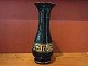 Grønt balusterformet hyacintglas fra Holmegaard fra midt 1800-tallet.Hyacintglasset er ...