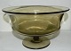 Art deco skål i glas Holmegaard Glasværk ca. 1930. I perfekt stand. 13½ cm høj og 23 cm i diameter.