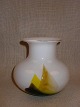 Holmegaard: Vase i "Cascade" serien.Design:Per Lütken (1916-1998) 1970.Vase, med "fladtrykt" ...