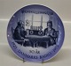 Kgl. Platte  fra  Royal Copenhagen 50 års jubilæum 1925 - Danmarks Radio 1975 50 år. I hel og ...