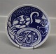 Henry Heerup Kunstner juleplatte 1970 og 1975 19,7 cm