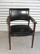 Palisander stol i fin stand, lakeret, kontor stol, RosewoodHøjde ca 82,5 cm, brede ca 62 ...