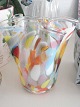 Vase i kunstglas - højde 14 cm