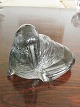 Glas figur - Hvalros - højde: 10 cm (måske Kosta, Sverige)
