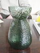 Gammel Dansk hyasint vase i mørk grøn