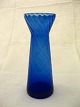 Blåt hyacintglas fra midten af 1900-tallet højde 20 cm. # 176899