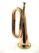 Kobber horn fra beg. af 1900-tallet  højde  29 cm.  # 177051