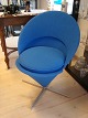 Kræmmerhusstol designet af Verner Panton i flot stand