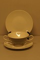 Rosenthal bouillon kop, underkop, dessert-tallerken.Moderne design. Grå. I god stand. Kop 16 ...