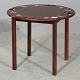 Rundt butlers tray i mahogni, (HxD 52x62 cm), af nyere dato