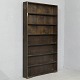 Reol i bejdset fyrretræ m. 6 hylder,(HxBxD 210x120x20 cm), 1930-1940