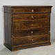 Malet kommode i fyrretræ,(HxBxD 115x127x58 cm), 1880-1890