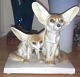 Meissen Art Nouveau Figur med Ræve på base fra omkring 1900. I perfekt stand. Maler nummer 7. ...