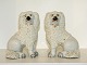 Par Staffordshire (England) Hunde figurer fra ca. 1850-1890.Ofte kaldet ...