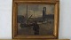 Maleri af Ejnar
Larsen 1929 -
havneparti.
