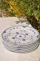 Kgl. Musselmalet halvblonde Kongelig porcelæn. Royal Copenhagen Musselmalet halvblonde, flad ...