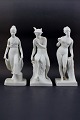 3 antikke B&G (Bing & Grøndahl) bisquit figurer. 16-17 cm. høje. 1. sortering, i god stand. ...